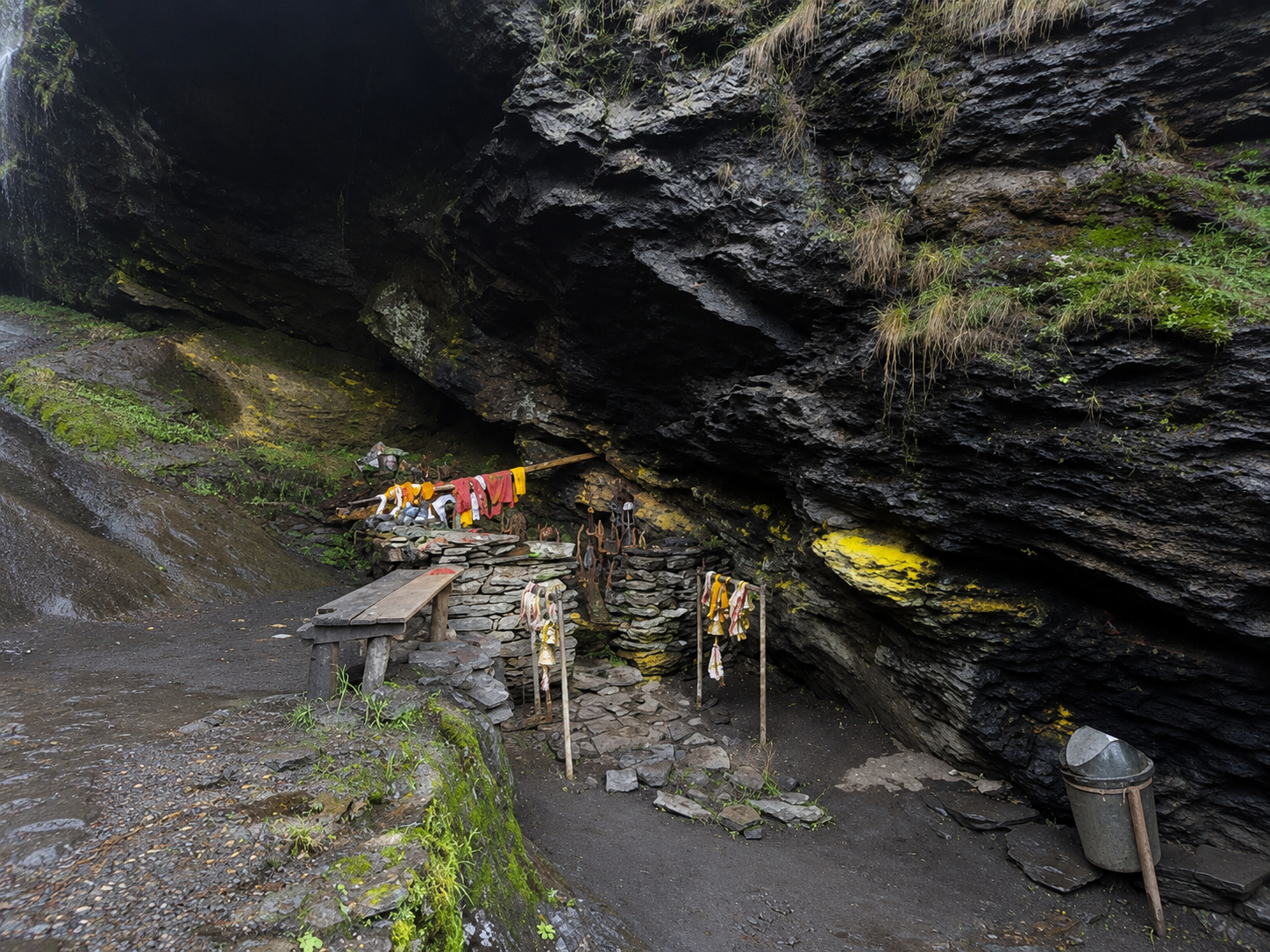 Mahadev Gufa cave entrance Sailung
