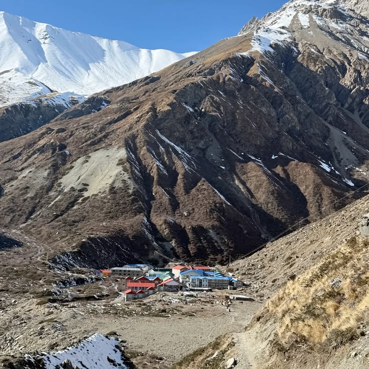 Annapurna mountain scenery on the Tilicho Lake Trek