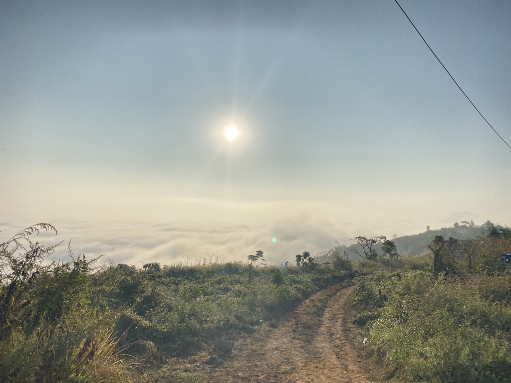 Sunrise view from Manungkot